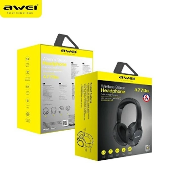 AWEI słuchawki nauszne Bluetooth A770BLczarny/black