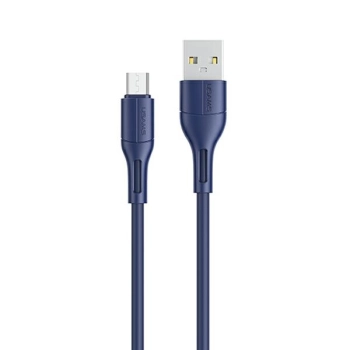 USAMS Kabel U68 microUSB 2A Fast Charge1m niebieski/blue SJ502USB03 (US-SJ502)