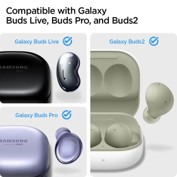 SPIGEN URBAN FIT SAMSUNG GALAXY BUDS FE / 2 PRO / 2 / LIVE / PRO BLACK