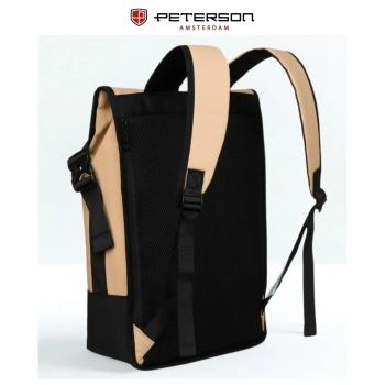 Plecak miejski wodoodporny roll top na laptopa 15.6 sportowy PETERSON