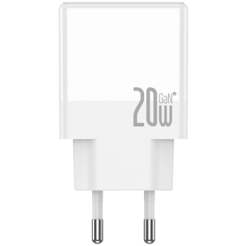 JELLICO ładowarka sieciowa EU57 PD 20W 1xUSB-C + 1xUSB QC3.0 + kabel USB-C - Lightning Biały