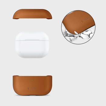 TECH-PROTECT NATURALFIT APPLE AIRPODS PRO 3 BROWN