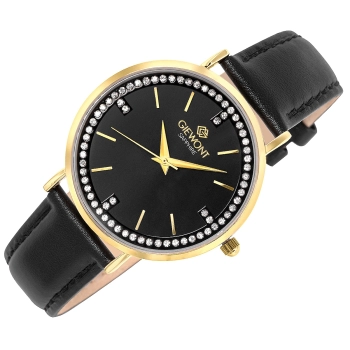 Zegarek Damski Giewont Sapphire Złoto Czarny GW5390-A4