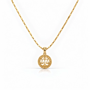 Naszyjnik ze znakiem zodiaku Waga (C26/TAL/32/1AU)