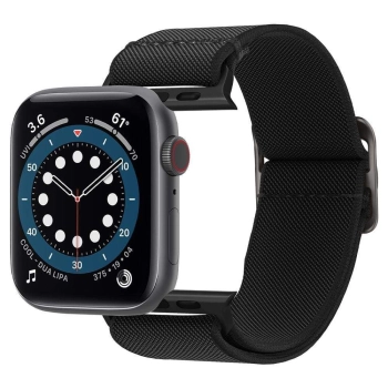 SPIGEN FIT LITE APPLE WATCH 4 / 5 / 6 / 7 / 8 / SE (38 / 40 / 41 MM) BLACK