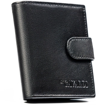 Portfel skórzany męski N0036L-GPL-BL BLACK