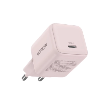 Ładowarka sieciowa Ugreen X512 20W GaN 1x USB-C - różowa