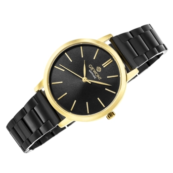 Zegarek Damski Giewont Sapphire Złoto Czarny GW2360-B4