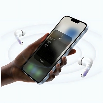 USAMS Słuchawki Bluetooth 5.3 TWS X-donseries ENC bezprzewodowe niebieski gradient/gradient blue BHUENCXD03 (US-XD19)