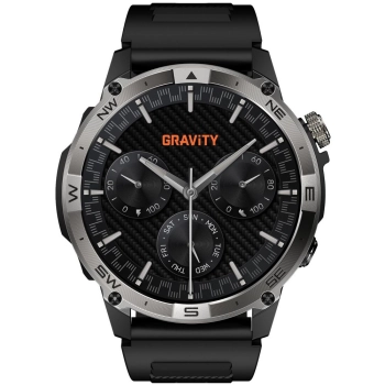 Smartwatch Gravity Czarny Pasek + Bransoleta GT46-1