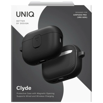 Etui UNIQ Clyde do AirPods Pro 3 gen     czarno szary