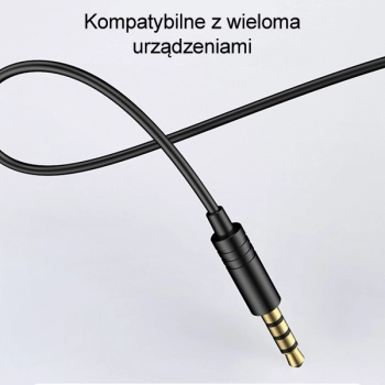 AWEI słuchawki stereo L3 3,5mm jackczarny/black