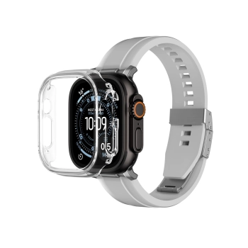Etui ochronne AMAZINGTHING Minimal na Apple Watch UItra 3 49 mm - przezroczyste