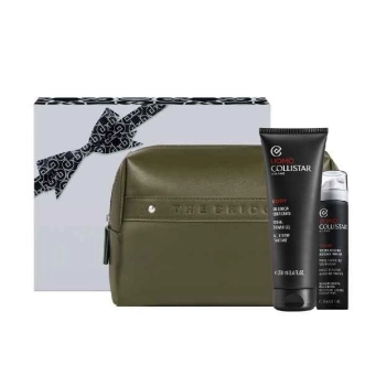 Zestaw Collistar Uomo Shower Gel 250ml + Mini Foam 75ml + Pouch