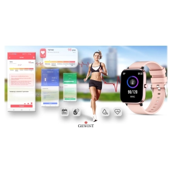 Smartwatch Giewont Wodoodporny do Codziennego Noszenia