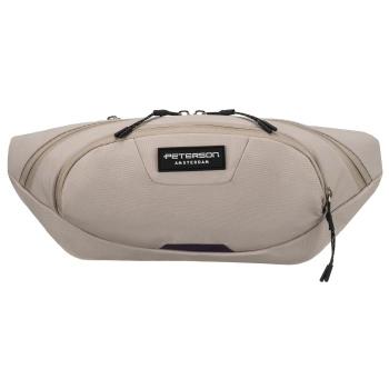 Saszetka nerka Peterson crossbody biodrowa na ramię skórzana