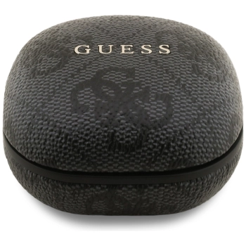 Słuchawki TWS ENC Guess 4G Classic Metal Logo czarny