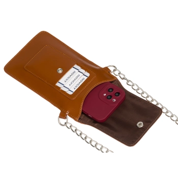 Torebka damska na telefon saszetka miejska crossbody na ramię długi pasek
