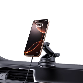 TECH-PROTECT MM15W-V7 QI2 MAGNETIC MAGSAFE DASHBOARD & VENT CAR MOUNT WIRELESS CHARGER 15W BLACK