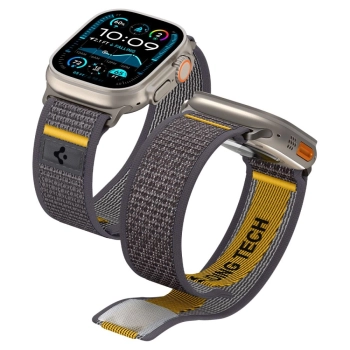 Pasek Spigen Athlex Air na Apple Watch 44 / 45 / 46 / 49 mm - szary