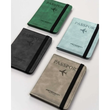 Etui Peterson na karty, paszport i dokumenty ze skóry eko