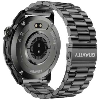 Smartwatch Gravity Grafitowy Pasek + Bransoleta GT46-3