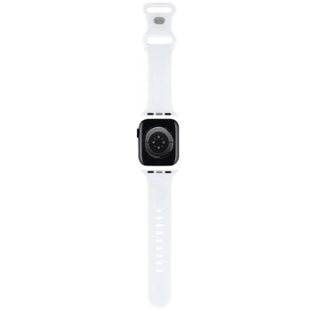 Hello Kitty Pasek HKAWMSDIEZK Apple Watch 38/40/41mm czarny/black strap Silicone Bows & Stripes