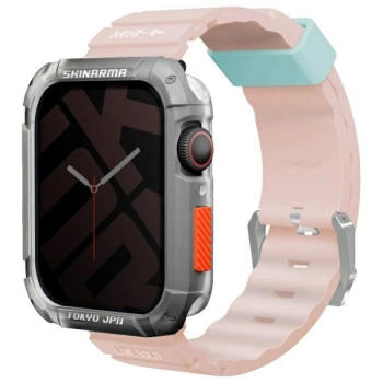 Skinarma pasek Shokku Apple Watch        45/44/42mm jasno różowy/light pink