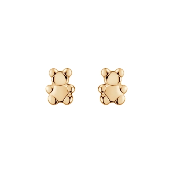 Złote kolczyki misie | 333 - KXX21260