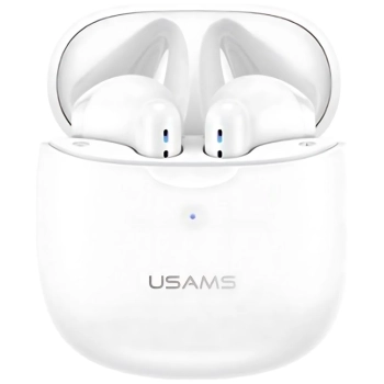 USAMS Słuchawki Bluetooth 5.0 TWS IA series bezprzewodowe biały/white BHUIA02 (US-IA04)