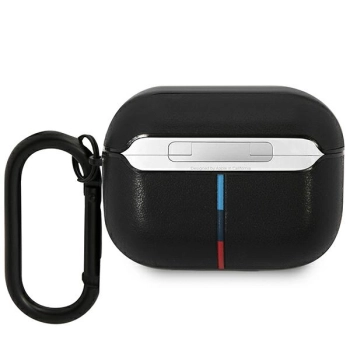 BMW BMAP22PVTK AirPods Pro coverczarny/black Leather Curved Line