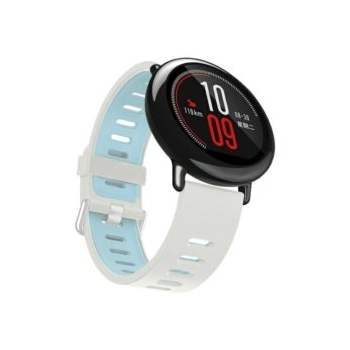 Beline pasek Watch 20mm Double ColorSilicone biało-niebieski white/blue box