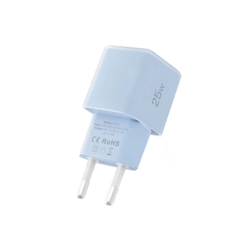 Ładowarka sieciowa Tech-Protect NCM25 USB-C PD 25W - niebieska