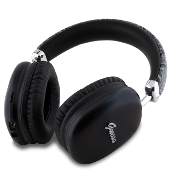 Guess słuchawki nauszne BluetoothGUBHK1GCTCSK czarny/black Gcube Metallic Script Logo