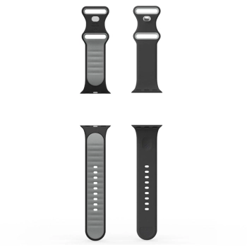 Pasek Spigen Nano Pop na Apple Watch 44 / 45 / 46 / 49 mm - czarno-szary