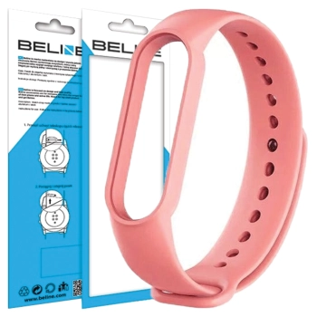Beline pasek Mi Band 3/4różowy/pink