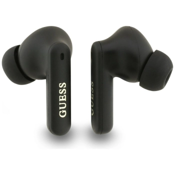 Słuchawki TWS ENC Guess 4G Classic Metal Logo brązowy