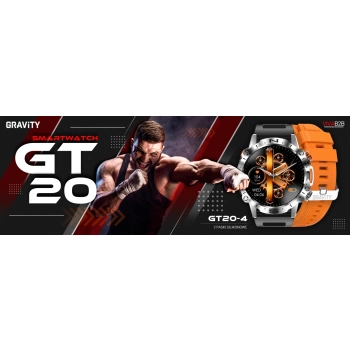 Smartwatch Gravity elegancki na każdy dzień do noszenia