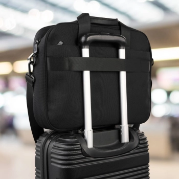 Torba na laptopa materiałowa unisex lekka do ręki na ramię