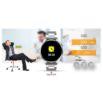 Smartwatch GIEWONT Vertex elegancki zegarek dotykowy