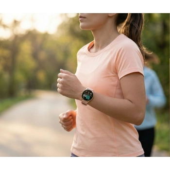 Smartwatch Gravity Złoty Pasek + Bransoleta GT31-1