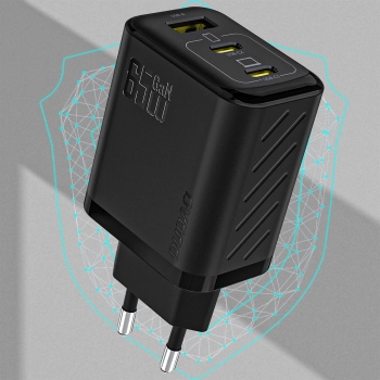 Ładowarka sieciowa Dudao A29C 65W GaN + kabel USB-C - czarna