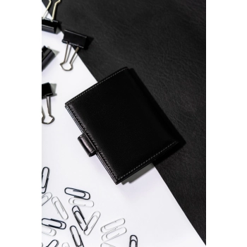 Eleganckie skórzane etui męskie na karty Rovicky RFID praktyczne portfel