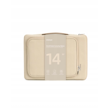 INNOSTYLE TORBA NA LAPTOPA 13 14 WODOODPORNA ETUI CASE OMNIPROTECT BEŻOWA
