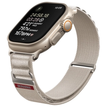 Skinarma pasek Kobu Apple Watch Ultra    49/46/45/44mm kość słoniowa/ivory