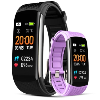 Smartwatch GIEWONT elegancki zegarek na rękę z 2 paskami