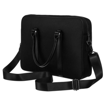 Torba na laptopa czarna na ramię pojemna na dokumenty A4 ROVICKY