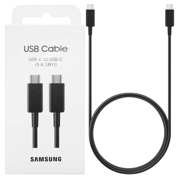 Kabel Samsung EP-DX510JB USB-C - USB-C5A czarny/black 1.8m