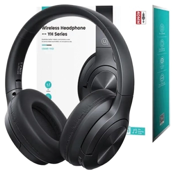 USAMS Słuchawki Bluetooth 5.3 nauszne    US-YH Series czarny/black TDLYEJYS01 (USAMS-YH21)