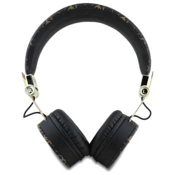 Guess słuchawki nauszne Bluetooth ENC    GUBH70E4PTMK czarny/black 4G Triangle Round Shape